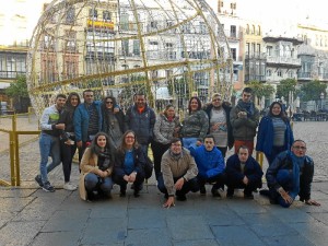 Un momento de la excursión a Sevilla.