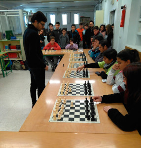 Carlos Ruiz del Toro, durante la simultánea.