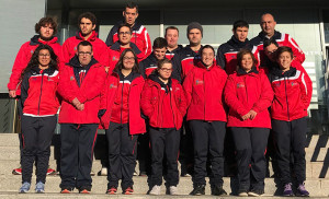 Deportistas del CODA que han tomado parte en el Campeonato celebrado en La Carolina.