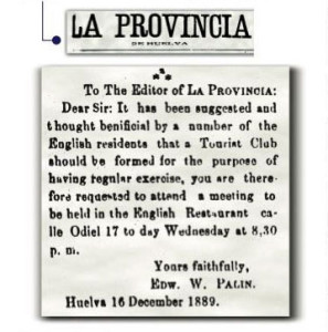 Anuncio en el diario La Provincia en el que se anunciaba una reunión para la creación del llamado 'Tourist Club'. / Foto: Archivo Antonio La O.