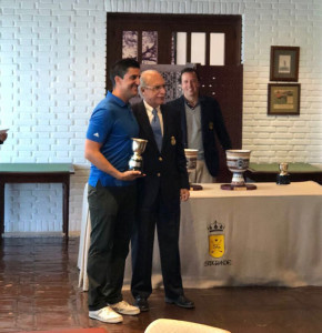 Cristóbal Guerrero, segundo en el Campeonato de Andalucía amater de golf.