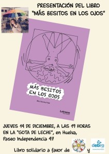 Cartel de la presentación 'más besitos en los ojos'