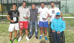 Primeros clasificados en el Máster Provincial Absoluto de Pádel.