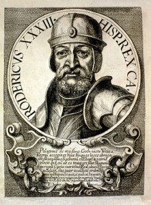 Don Rodrigo, último rey visigodo de Hispania./ Foto: commons.wikimedia.org.