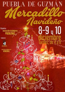 Cartel del Mercadillo Navideño.