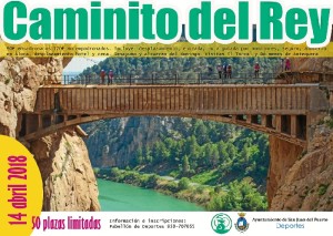 La excursión será los días 14 y 15 de abril.