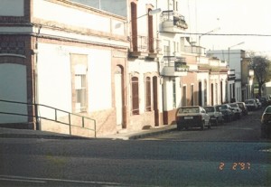 Otra perspectiva de la calle Francisco Pizarro. 2 de febrero de 1997.