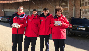 Representantes del CODA en la prueba celebrada en Zafra.