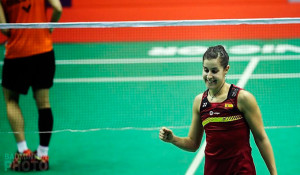 Carolina Marín tuvo en sus manos el triunfo y pasar a la final en Malasia, pero cayó ante Tai Tzu Ying en tres sets. / Foto: Bádminton Photo.