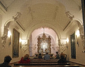 Interior el Convento de las Hermanas de la Cruz de Ayamonte. / Foto: Turismo de Ayamonte. 