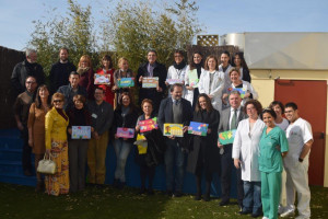 Encuentro con el personal de las aula hospitalarias.