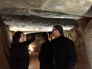 Dolmen de Soto trigueros visita ignacio caraballo