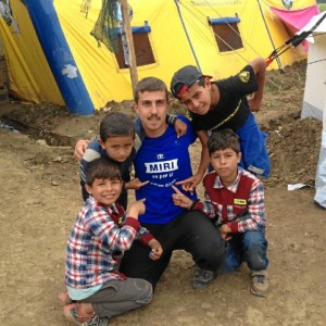 De su experiencia en Idomeni se queda con la sonrisa de los niños. 