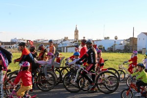 Un momento de la II Ciclocabalgata Solidaria.