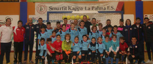 Participantes en el I Campus de La Palma de Fútbol Sala. / Foto: @LaPalmaFS.