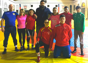 Representantes del Club de Lucha El Campeón que esperan hacer un buen papel en el Campeonato de Andalucía. / Foto: @luchaelcampeon.