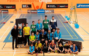 Medallistas del Máster Absoluto y Sub 11, celebrado el pasado sábado en Granollers.