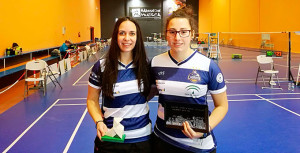 Haideé Ojeda y Nerea Ivorra estuvieron en el torneo de Huesca.