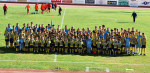 Las categorías inferiores del Isla Cristina FC fueron presentadas este domingo.