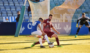 Víctor Barroso, una de las caras nuevas en la convocatoria del Recre. / Foto: Pablo Sayago.