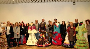 Un momento del acto de presentación en Huelva de la XXIV edición de SIMOF, el Salón Internacional de Moda Flamenca.