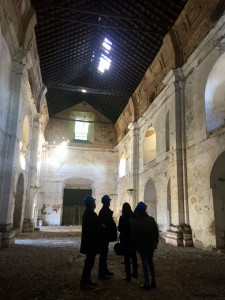 Visita a las obras de restauración del convento de Santa Catalina.