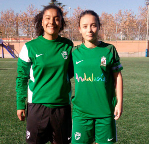 Irati Real y María Alejandra Jaimes, las jugadoras convocadas por la selección Sub 16. / Foto: @FOF_OFICIAL.