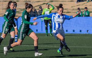 El Sporting regresa a la competición en Badajoz con la intención de seguir con las buenas sensaciones que dejó en el último partido de 2017, ante el Betis. / Foto: www.lfp.es.