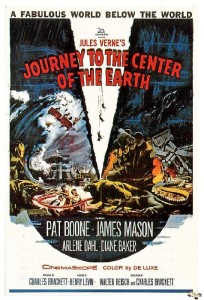 Cartel de la película Viaje al centro de la Tierra.