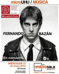 Cartel del concierto. 