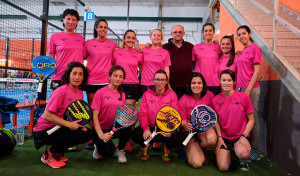 Formación del equipo femenino de La Volea, que jugará en la Primera Categoría.