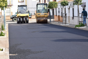 Asfaltado de las calles.