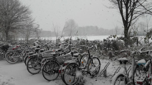 La nieve, siempre presente en los fríos inviernos alemanes.