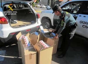 Intervenido tabaco de contrabando en Huelva.