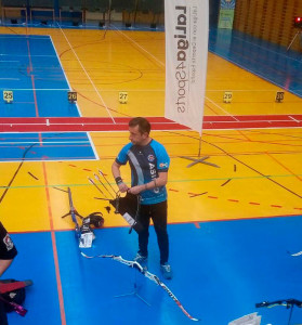 Antonio Cabrera, antes de dar comienzo el Campeonato.