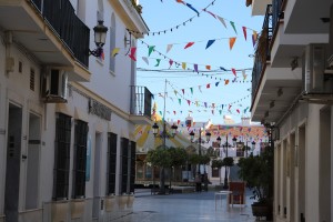 Aspectos que lucen las calles del centro.