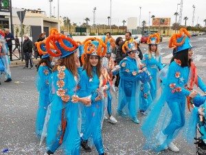 Cabalgata infantil en Isla Cristina. 