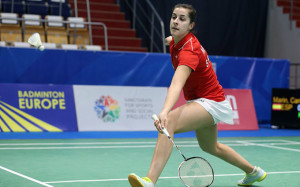 Una medalla de bronce se traerá Carolina Marín del Europeo por Equipos de Bádminton. / Foto: Badminton Photo.