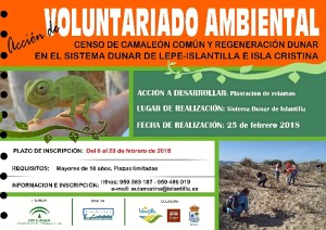 Cartel de la acción medioambiental.