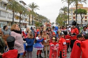 La cabalgata infantil se realizó bajo la organización de la Plataforma Educativa Local.