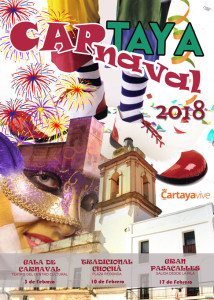 Cartel del carnaval de Cartaya 2018.