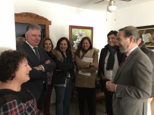 Visita institucional a las viviendas.