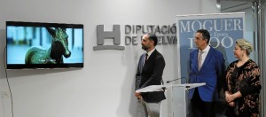 Un momento de la presentación de la cita en la Diputación Provincial de Huelva. 