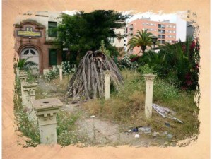 Una de las imágenes incluidas en el libro, referida al antiguo Colegio de Ferroviarios.