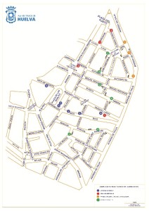 Plano de contenedores del centro.