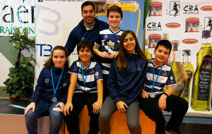 Representantes del equipo onubense en el torneo disputado en Arjonilla.