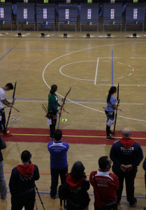 Rocío González, durante una de las eliminatorias.