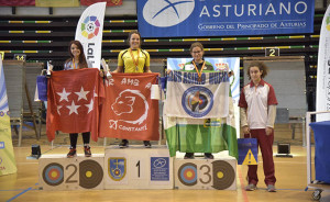 Rocío González fue tercera en Cadete Femenino.