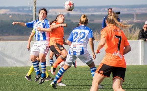 Ante el Valencia el Sporting hizo un buen partido pese a la derrota. / Foto: www.lfpp.es.