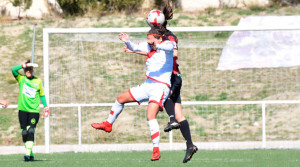 Las jugadoras del Sporting han dejado atrás el partido en Vallecas y se centran en el siguiente, el sábado en casa ante el Atlético de Madrid. / Foto: www.lfp.es.